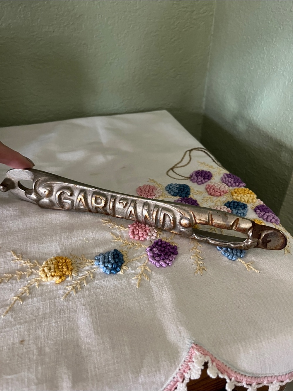 Vintage Garland Ornate Stove Eye Lifter Handle by King Stove & Range
